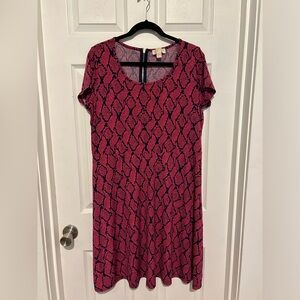 MICHAEL Michael Kors hot pink dress size 1x